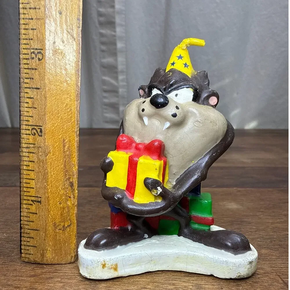 Tasmanian Devil TAZ Looney Tunes Warner Brothers VTG '95 Birthday Candle Unused